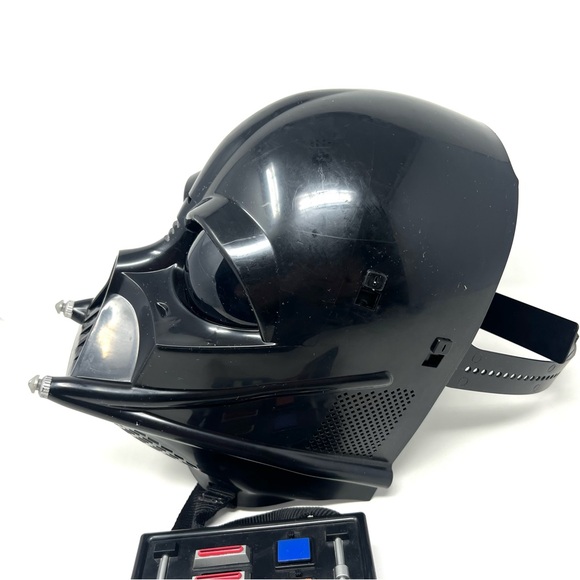 Vintage 2004 Darth Vader Voice Changer Sound Effects Helmet Mask NO CROWN Y2K - Picture 7 of 9